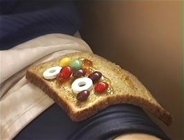 Daniel's home-made sandwich
